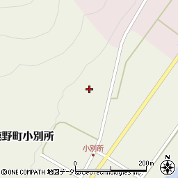 鳥取県鳥取市鹿野町小別所91-2周辺の地図