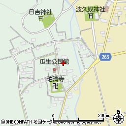 滋賀県長浜市瓜生町174周辺の地図