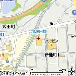 岐阜トヨペット美濃加茂店周辺の地図