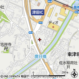 島根県松江市東津田町1324-5周辺の地図