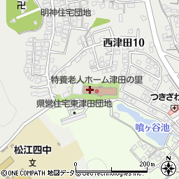 特別養護老人ホーム津田の里　津田・訪問介護センター周辺の地図