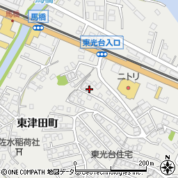 島根県松江市東津田町2168-29周辺の地図