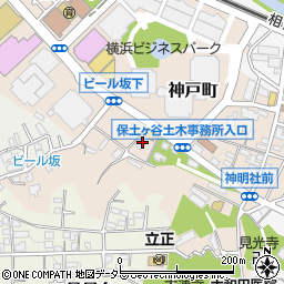神奈川県横浜市保土ケ谷区神戸町108周辺の地図