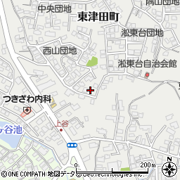 島根県松江市東津田町2254周辺の地図