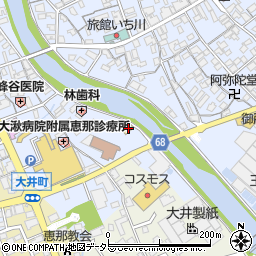 ファミリーマート恵那大井店周辺の地図