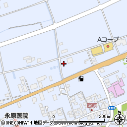 鳥取県米子市淀江町西原1197-11周辺の地図
