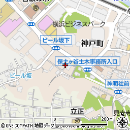 神奈川県横浜市保土ケ谷区神戸町109-3周辺の地図