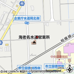 神奈川県海老名市上郷周辺の地図