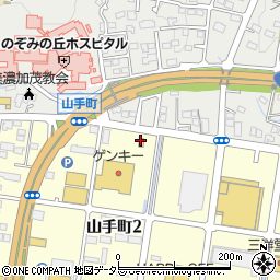 すき家美濃加茂山手店周辺の地図