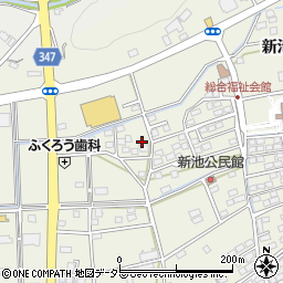 岐阜県美濃加茂市新池町周辺の地図