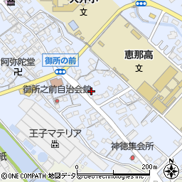 岐阜県恵那市大井町964-2周辺の地図