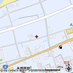 鳥取県米子市淀江町西原1214-5周辺の地図