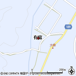 鳥取県鳥取市有富周辺の地図