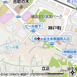 神奈川県横浜市保土ケ谷区神戸町109周辺の地図