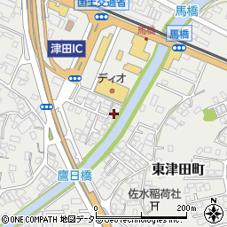 島根県松江市東津田町1317周辺の地図