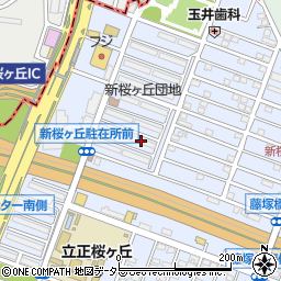 新桜ケ丘団地３号棟周辺の地図