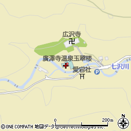 広沢寺温泉 玉翠楼周辺の地図