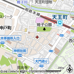 神奈川県横浜市保土ケ谷区神戸町7周辺の地図