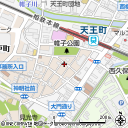 神奈川県横浜市保土ケ谷区神戸町6周辺の地図