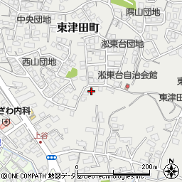 島根県松江市東津田町2242周辺の地図