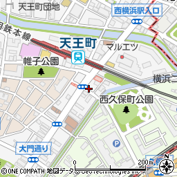 リパーク天王町駅前第３駐車場周辺の地図