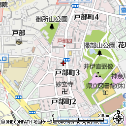 神奈川県横浜市西区戸部町周辺の地図