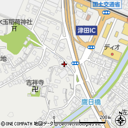 島根県松江市東津田町1375-8周辺の地図