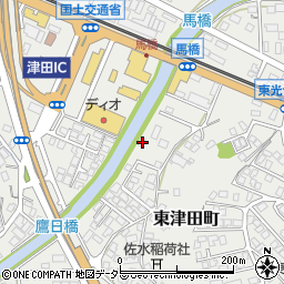 島根県松江市東津田町1844周辺の地図