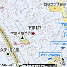 神奈川県横浜市瀬谷区下瀬谷3丁目5周辺の地図