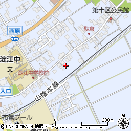 鳥取県米子市淀江町西原359周辺の地図