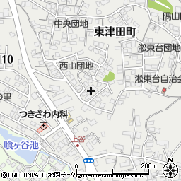 島根県松江市東津田町2253周辺の地図