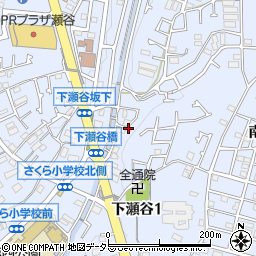 神奈川県横浜市瀬谷区下瀬谷1丁目13周辺の地図