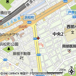 セブンイレブン横浜中央２丁目店周辺の地図