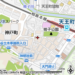 神奈川県横浜市保土ケ谷区神戸町8-3周辺の地図