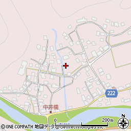 福井県小浜市上中井周辺の地図
