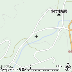 兵庫県美方郡香美町小代区大谷527周辺の地図