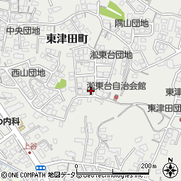 島根県松江市東津田町1667周辺の地図