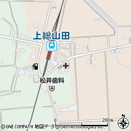 千葉県市原市山田603-12周辺の地図