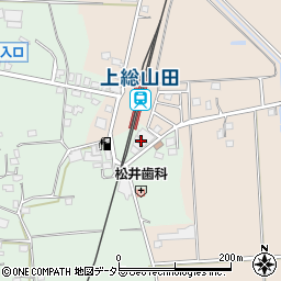 千葉県市原市山田603-3周辺の地図