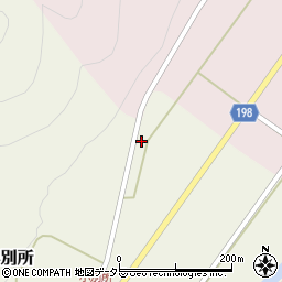 鳥取県鳥取市鹿野町小別所677周辺の地図