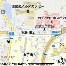 岐阜県美濃加茂市蜂屋町上蜂屋3514周辺の地図