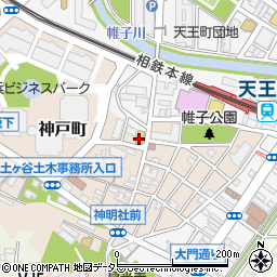 まいばすけっと横浜ビジネスパーク前店周辺の地図