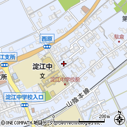 鳥取県米子市淀江町西原635-2周辺の地図