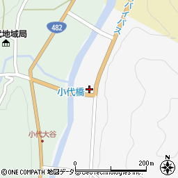 兵庫県美方郡香美町小代区野間谷16周辺の地図