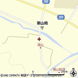 兵庫県豊岡市日高町栗山445周辺の地図