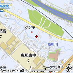 近鉄東美タクシー株式会社　恵那営業所周辺の地図