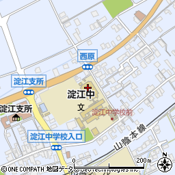 鳥取県米子市淀江町西原632-1周辺の地図