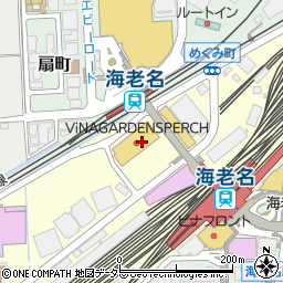 神奈川県海老名市めぐみ町周辺の地図