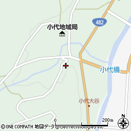 兵庫県美方郡香美町小代区大谷265周辺の地図