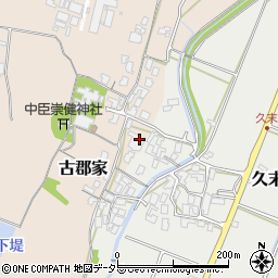 鳥取県鳥取市古郡家周辺の地図